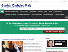 Tablet Screenshot of ganhardinheiromais.com.br